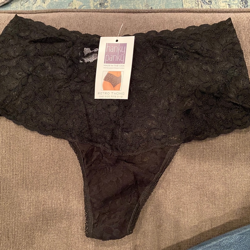 Two pair of Hanky Panky Retro Thongs